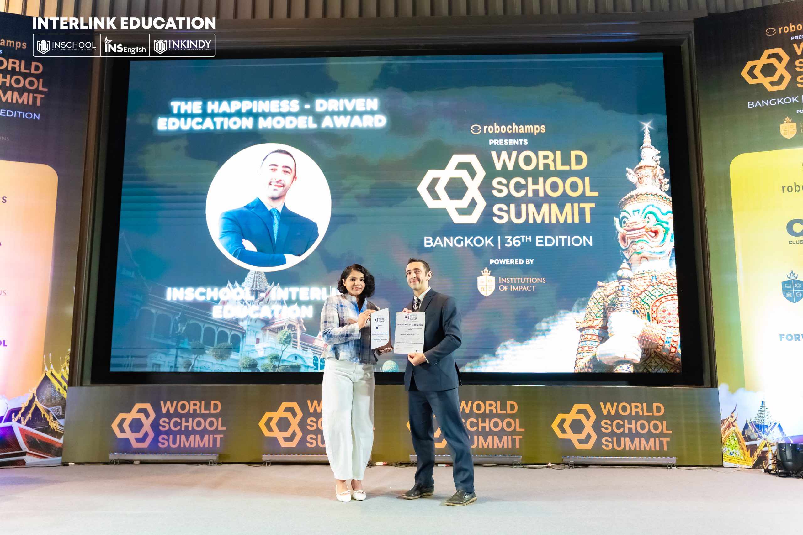 INschool nhận giải The Happiness-Driven Education Model Award tại World School Summit 2026